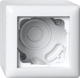 AP-Geh�use 1f + Rahmen Standard 55 Reinwei�