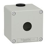 Leergeh�use XAP, Metall, grau,f�r 1x22mm, 80x80x77, M20