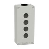 Leergeh�use XAP, Metall, grau,f�r 4x22mm, 80x175x51,5, M25
