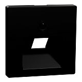 Zentralplatte f�r UAE-Einsatz,1fach, schwarz matt, System M