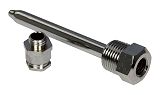 Tauchh�lse 55mm V4A (1.4571) Durchmesser InnenxAu�en 8x10mm