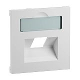SEANO Abdeckung 1x RJ45 f�r Datendosen Fremdfabrikate, Farbe