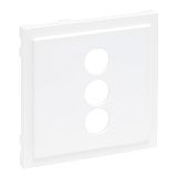 SEANO Abdeckung f�r 3-fach RCA(Cinch)-Anschlussdose, Farbe: