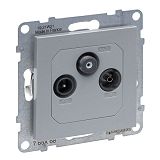 SEANO Durchgangsdose TV-R-SATf�r HD-TV in der Farbausf�hrun