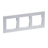 SEANO+ 3-fach Rahmen in der Farbausf�hrung Aluminium lackier