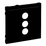 SEANO Abdeckung f�r 3-fach RCA(Cinch)-Anschlussdose, Farbe: