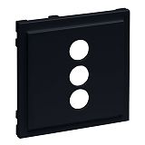 SEANO Abdeckung f�r 3-fach RCA(Cinch)-Anschlussdose, Farbe: