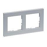 SEANO+ 2-fach Rahmen in der Farbausf�hrung Titanium lackiert