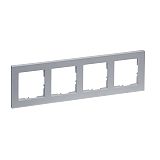 SEANO+ 4-fach Rahmen in der Farbausf�hrung Titanium lackiert