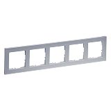 SEANO+ 5-fach Rahmen in der Farbausf�hrung Titanium lackiert