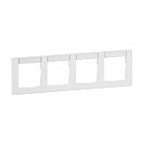 SEANO+ 4-fach Rahmen horizontal mit Beschriftungsfeld, Farba