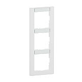 SEANO+ 3-fach Rahmen vertikalmit Beschriftungsfeld, Farbaus
