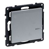 Seano with Netatmo Wandsender1-Fach Farbe: Aluminium