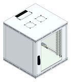 B�ro-Wandgeh�use 12HE, 600x616x600mm, RAL 7035