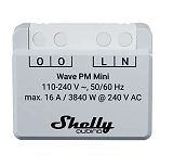 Shelly Unterputz ''Wave PM Mini'' Relais max. A 1 Kanal Z-