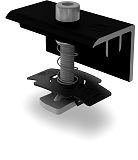 XS Endklemme Set 30 mm, schwarz eloxiert