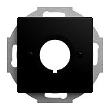 Zentralscheibe mit Tragring Befehlsger�te 22,5 mm schwarz ma