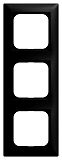 Abdeckrahmen 3-fach schwarz matt - balance�SI