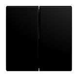 Wippe f�r Schalter/Taster 2-fach schwarz matt - balance�SI
