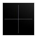Abdeckung f�r Keypad 4-fach schwarz matt - balance�SI