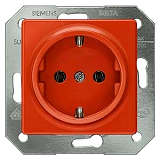 DELTA i-system, orange (ZSV) Schuko-Steckdose 10/16A 250V Mi