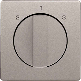 Q.x Zentralst�ck f�r 3-Stufenschalter alu samt