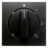 S.1/B.x Zentralst�ck f. 3-Stufenschalter m. 0 St.anth matt