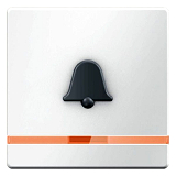 Q.1 Wippe m. oranger Linse&abtastbarem Symbol f. Klingel,pw