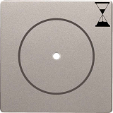 Q.x Zentralst�ck f�r Zeit- Relais-Schalteinsatz, alu samt