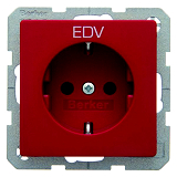 Q.1 SSD mit Aufdruck EDV, rotsamt