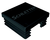 Kunststoff-Endkappe Solo Profi05 - black