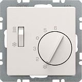 Q.x Raumtemperaturregler f�r W�rmepumpen polarwei� samt