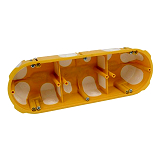 Ger�tedose 3-fach, Hohlwand, Luftdicht, 68mm, Tiefe 50mm