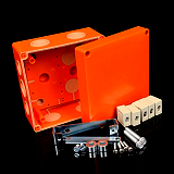 Abzweigdose KSK 125 orange IP66 m. Funktionserhalt