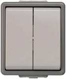 Siemens 5TA4708 Delta Flche Doppel-Wechselschalter AP