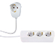 Steckdosenleiste Powersplit 3-f ohne Schalter 2m wei�
