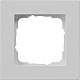 Abdeckrahmen 1f flach Gira E2Grau m