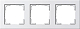 Abdeckrahmen 3f Gira E2 Reinwei� m