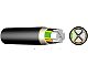 PVC-isolierte Kabel mit Aluminiumleiter E-AYY 5X240 SM SW 1m