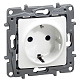 Legrand Niloe 664531 Schutzkontaktsteckdose Spreizkralle Farbe: Ultrawei