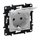 Legrand 864163 Niloe Step Steckdose erhhter Berhrungsschutz Klappdeckel. Farbe: Ultrawei