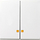 GIRA 363127 Serienwippen mit Kontroll-Fenster - reinwei� matt