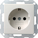 GIRA 418803 Steckdose - reinwei� gl�nzend
