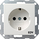 GIRA 445803 Steckdose, EDV- reinwei� gl�nzend