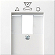 GIRA 026027 Abdeckung f�r TDO-Anschlussdosen -Reinwei� matt