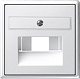 GIRA 027003 Abdeckung f�r UAE Anschlussdosen - reinwei� gl�nzend