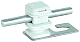 Dachleitungshalter NIRO grau RD8mm H=16mm