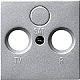 GIRA 086926 Abdeckung f�r TV/RF/SAT-Anschluss 2- und 3-Loch-Ausf