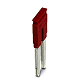 Steckbr�cke 2polig rot, Rasterma�:�10,2mm