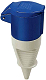 CEE-Kupplung 3P 16A 6h gerade230V IP44 WALTHER 310306